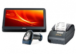 POS-система АТОЛ Optima Core 11.6", АТОЛ 30Ф с ФН 15 мес., сканер 2D, Frontol xPOS ЕГАИС + Linux