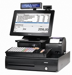 POS-система ForPOSt Супермаркет 14'' черная, FPrint-22ПТК + Frontol Торговля