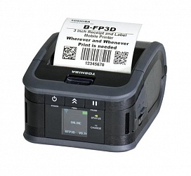 Мобильный принтер этикеток Toshiba B-FP3D, USB + Bluetooth NFC (с отделителем)