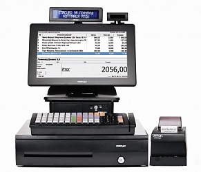 POS-система ForPOSt Супермаркет 14'' черная, FPrint-5200К + Frontol Торговля