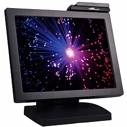Сенсорный POS-монитор 15" АТОЛ ZQ-1500AT + MSR, черный