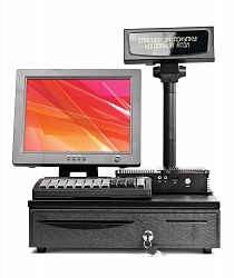 POS-комплект 12" NFD10 черный, Windows POSReady 7